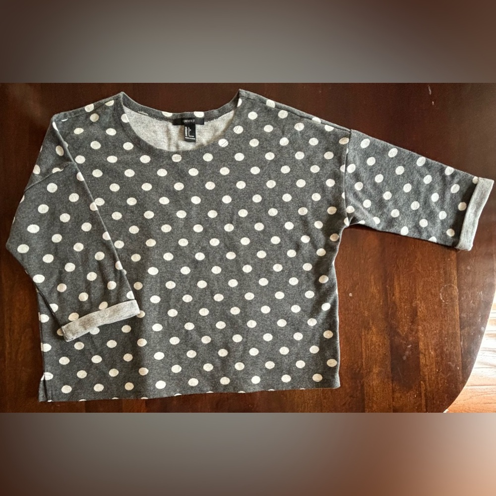 Forever 21 polka dot shirt
